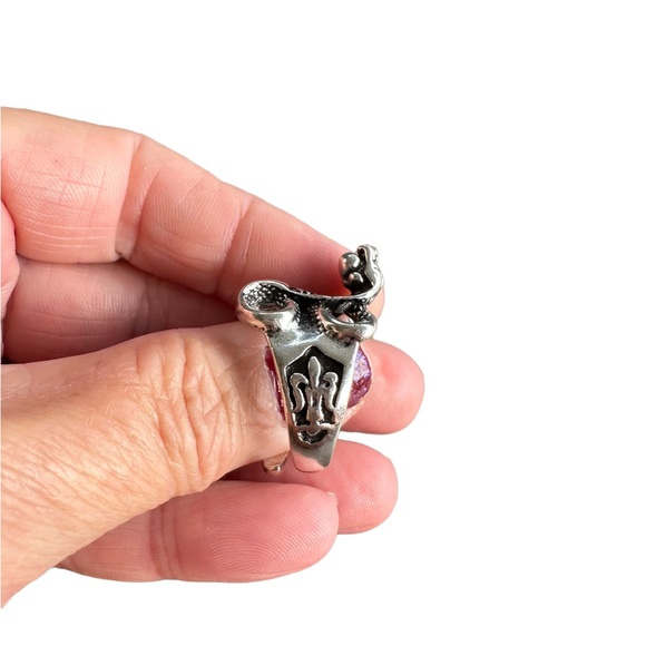 Cobra Silver Open Back Ring - Picture 5 of 7